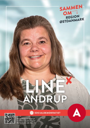 Forsiden af Lines folder